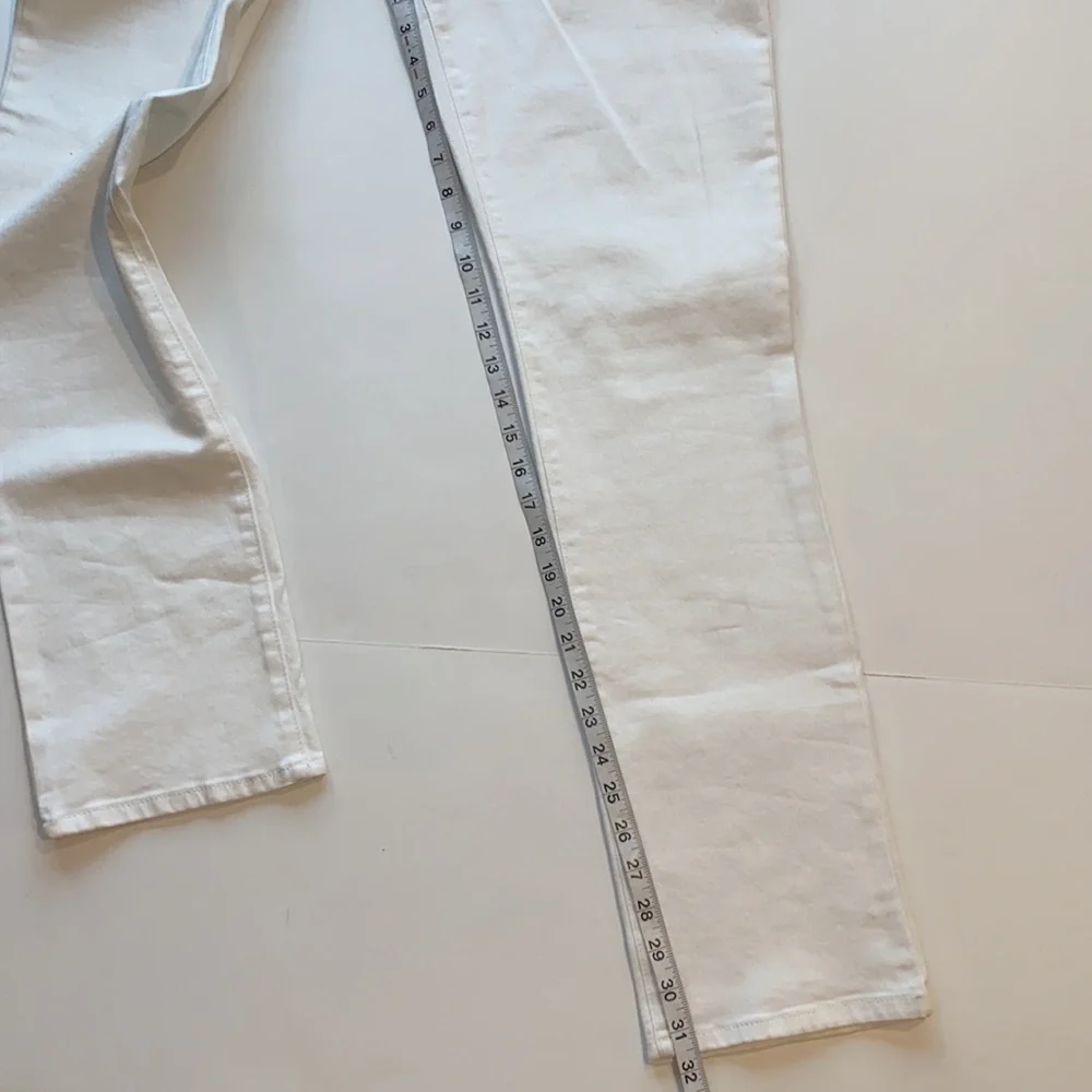 Skinny Girl SZ 28 White Rail Straight Midrise Denim Jeans New - Picture 9 of 13